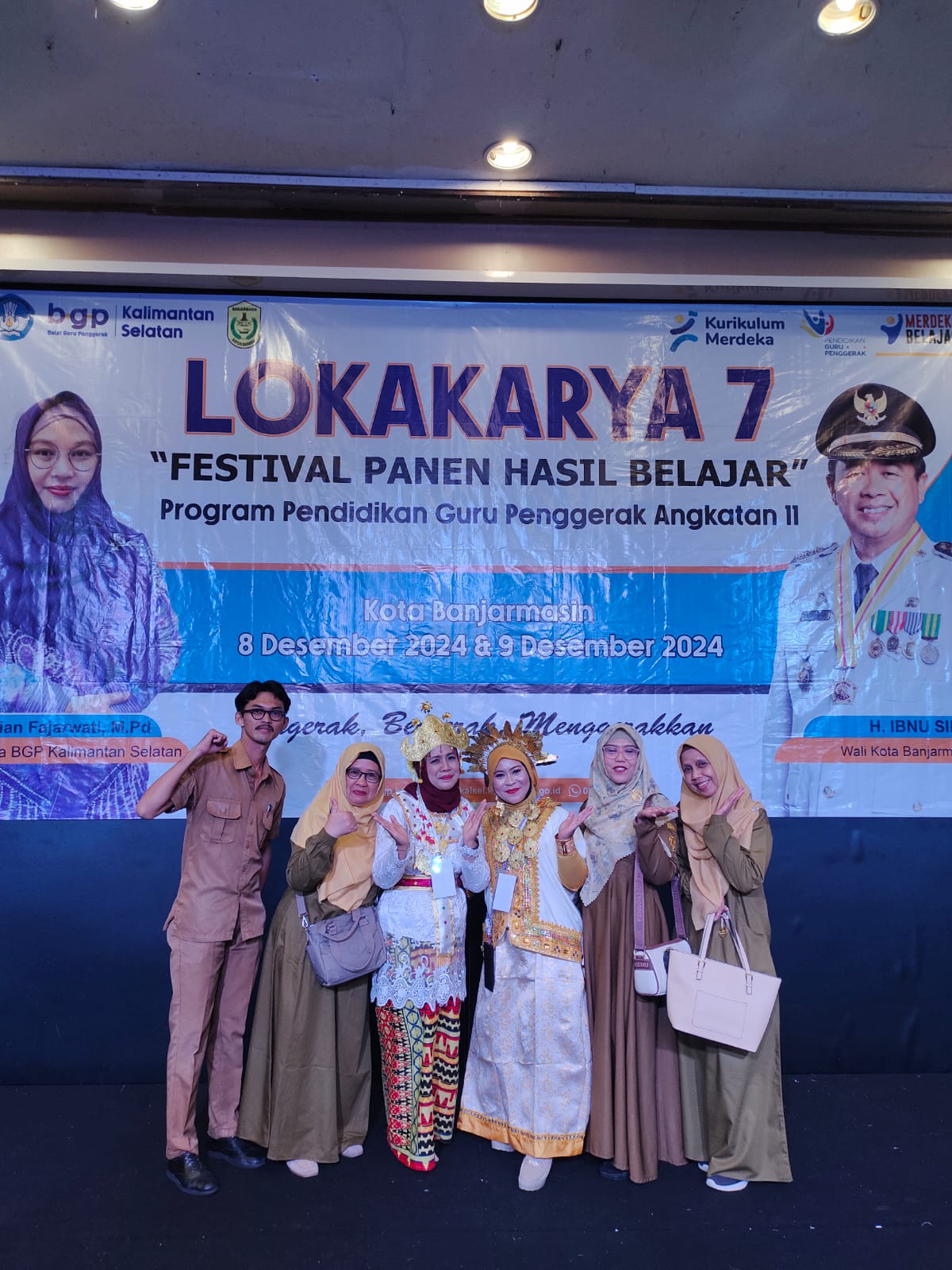 Guru Inspirasi dari SMP Negeri 10 Banjarmasin ikuti Calon Guru Penggerak dan Pamerkan Hasil Belajar