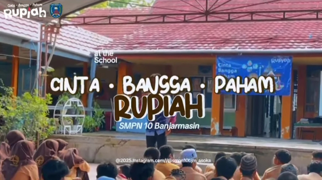 Edukasi Cinta, Bangga, Paham Rupiah di SMP Negeri 10 Banjarmasin