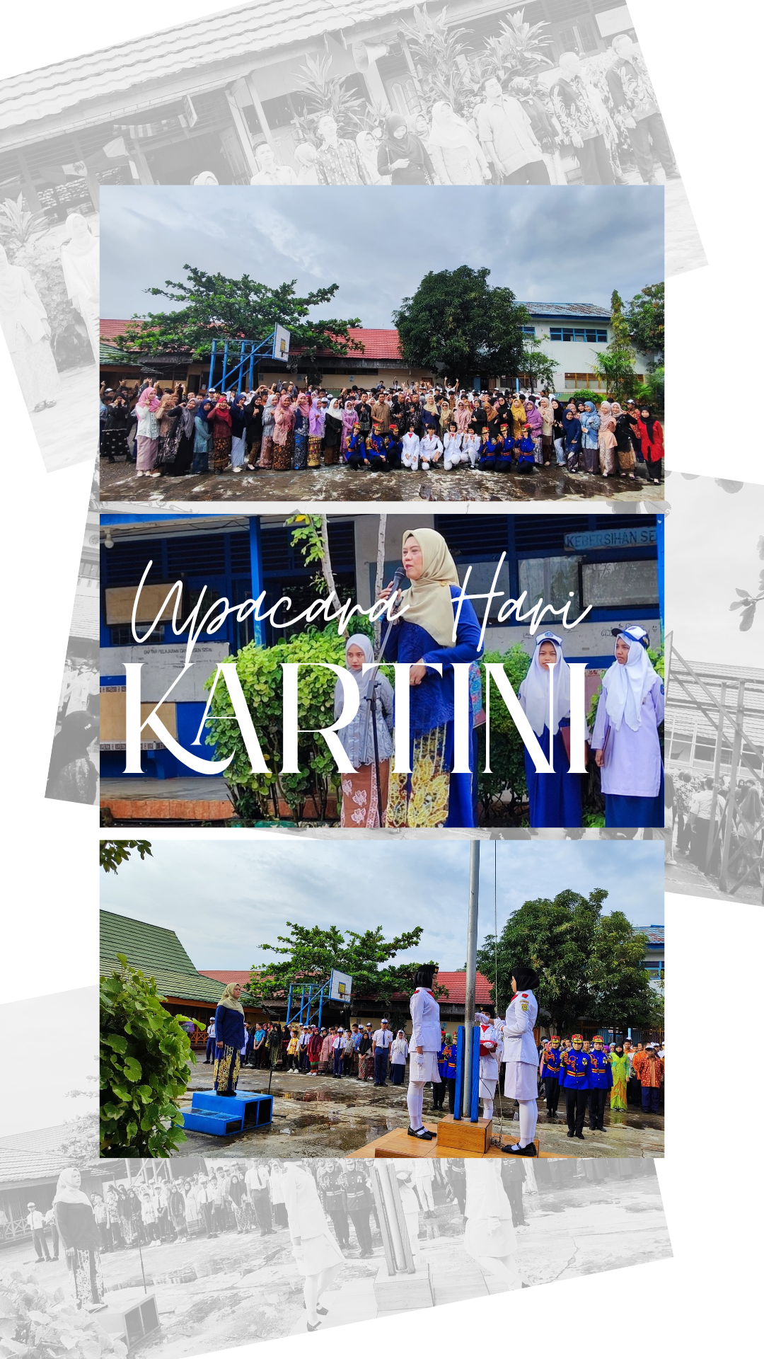 SMP NEGERI 10 BANJARMASIN PERINGATI HARI KARTINI DALAM UPACARA HARI SENIN RUTIN