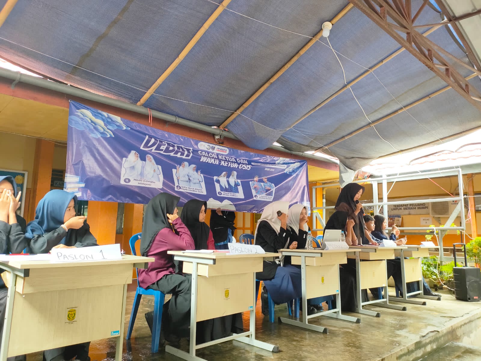 Serunya Debat Calon Ketua OSIS SMPN 10 Banjarmasin: Belajar Demokrasi Sejak Dini