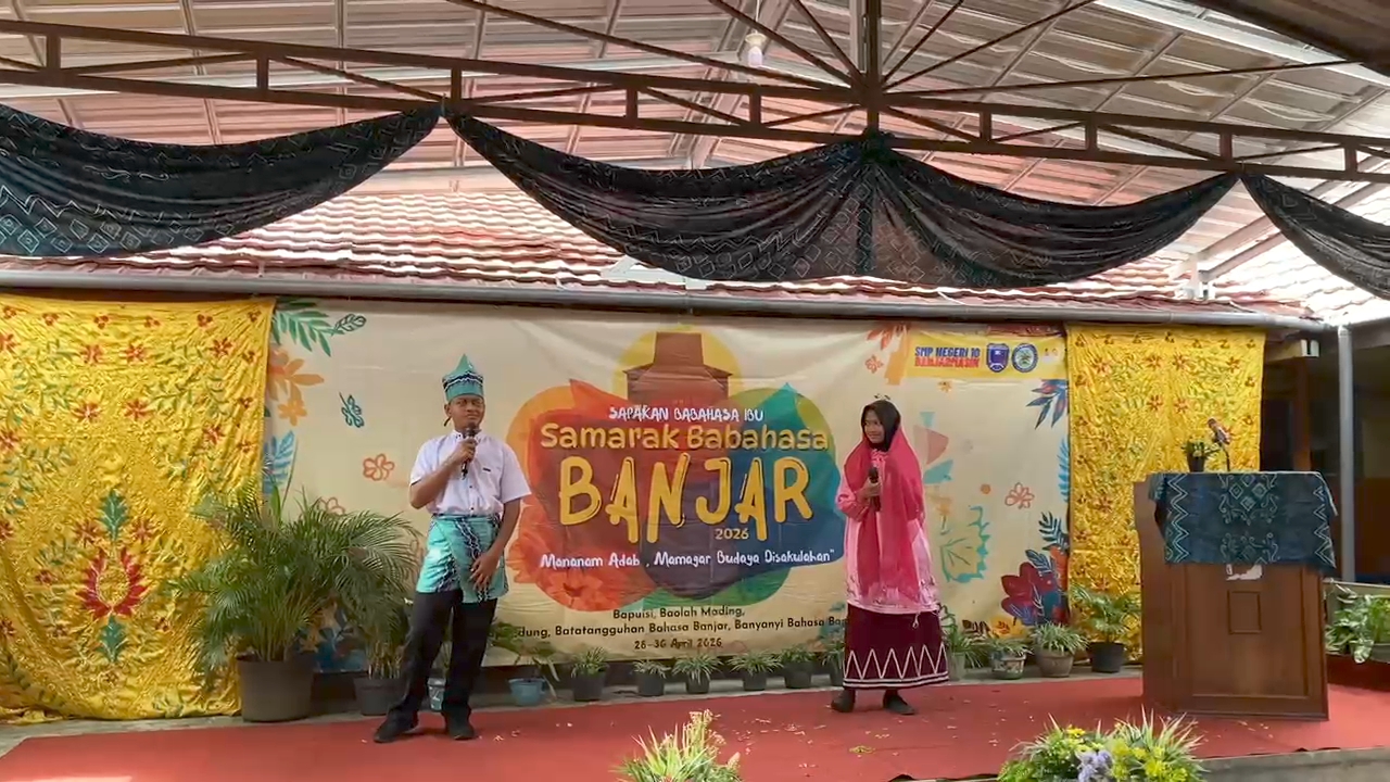 Sapakan Babahasa Ibu: Samarak Babahasa Banjar 2026 di SMPN 10 Banjarmasin