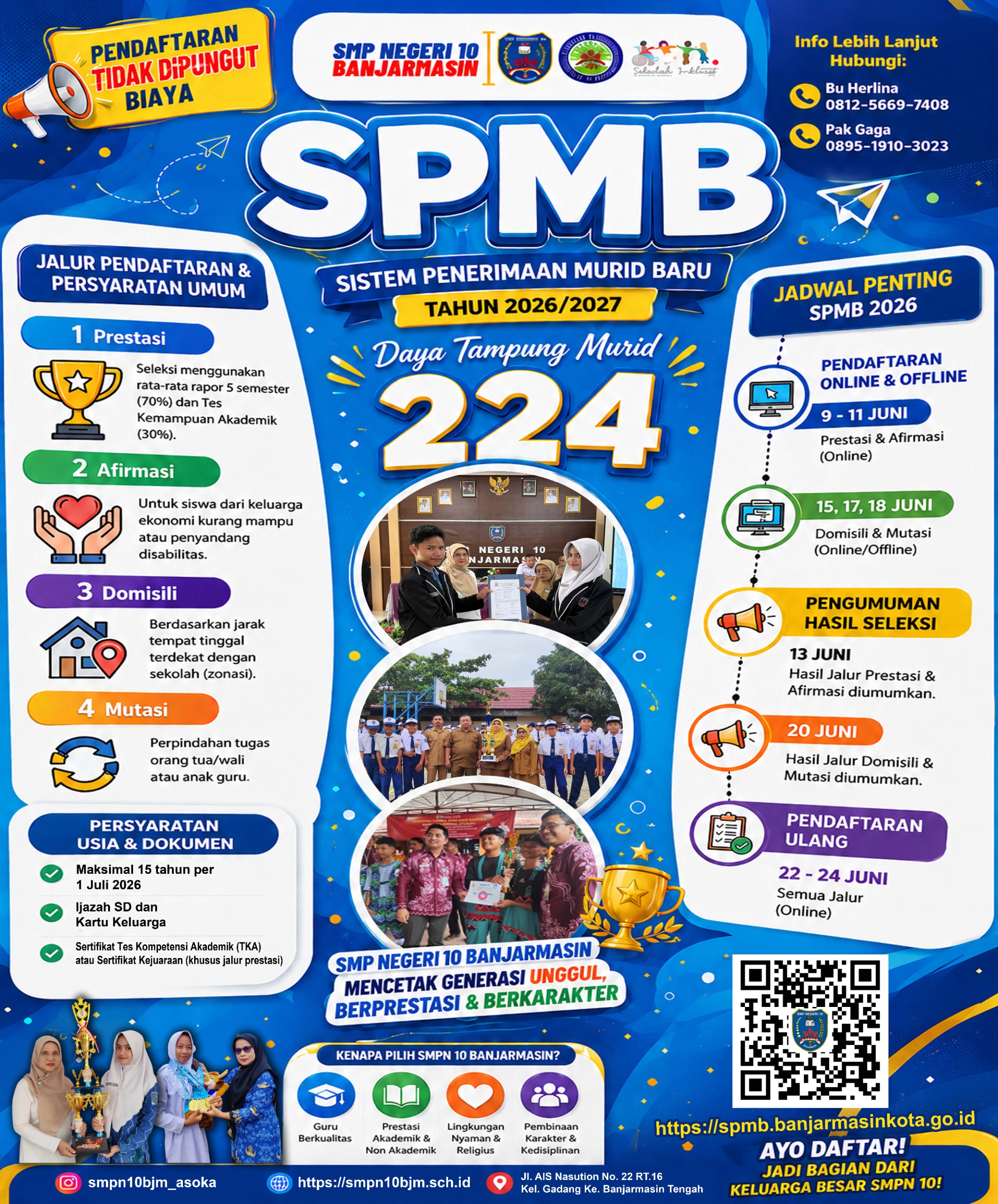 Sistem Penerimaan Murid Baru (SPMB) Tahun Ajaran 2026/2027