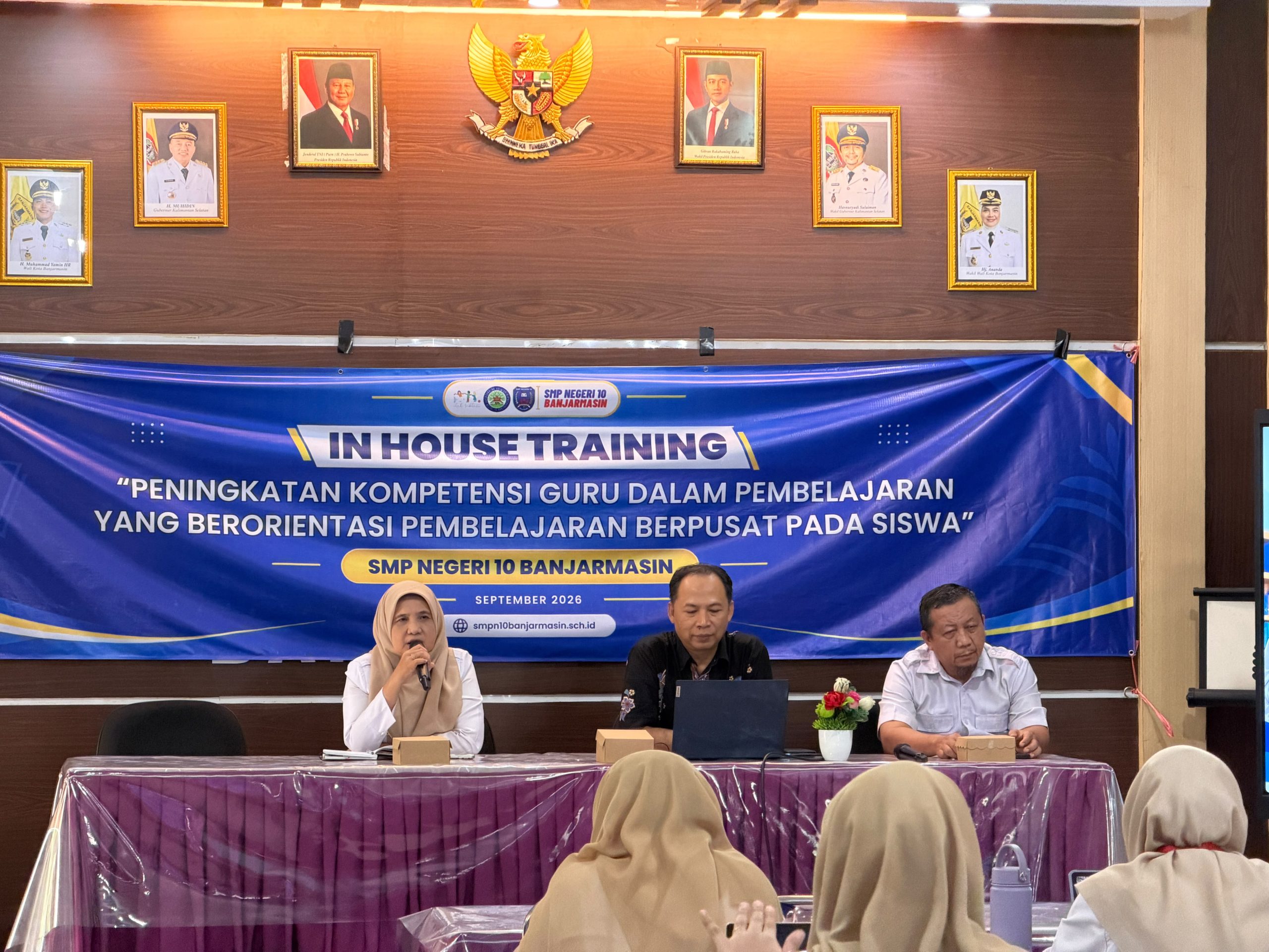 SMPN 10 Banjarmasin Gelar In-House Training: Wujudkan Pembelajaran Berpusat pada Siswa